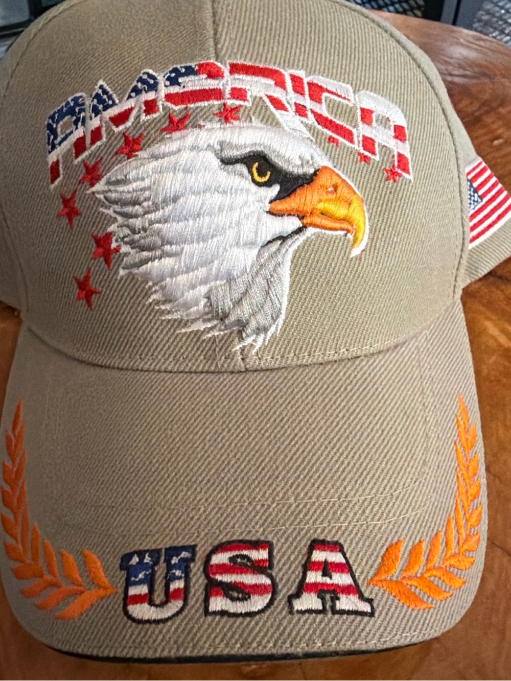 Sam’s cap men’s USA Eagle America adjustable hat!